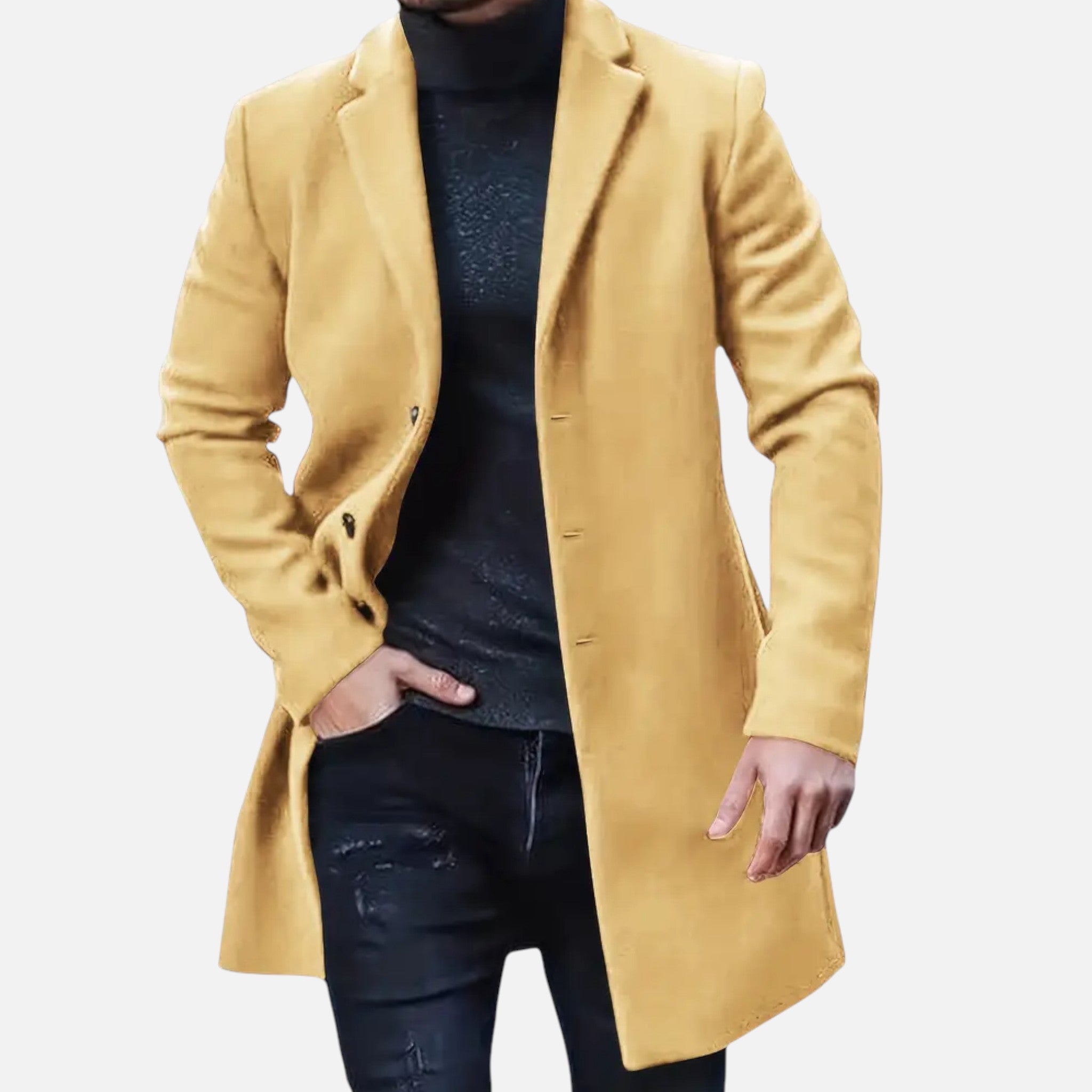 Valmonti | Men’s Classic Lapel Collar Jacket