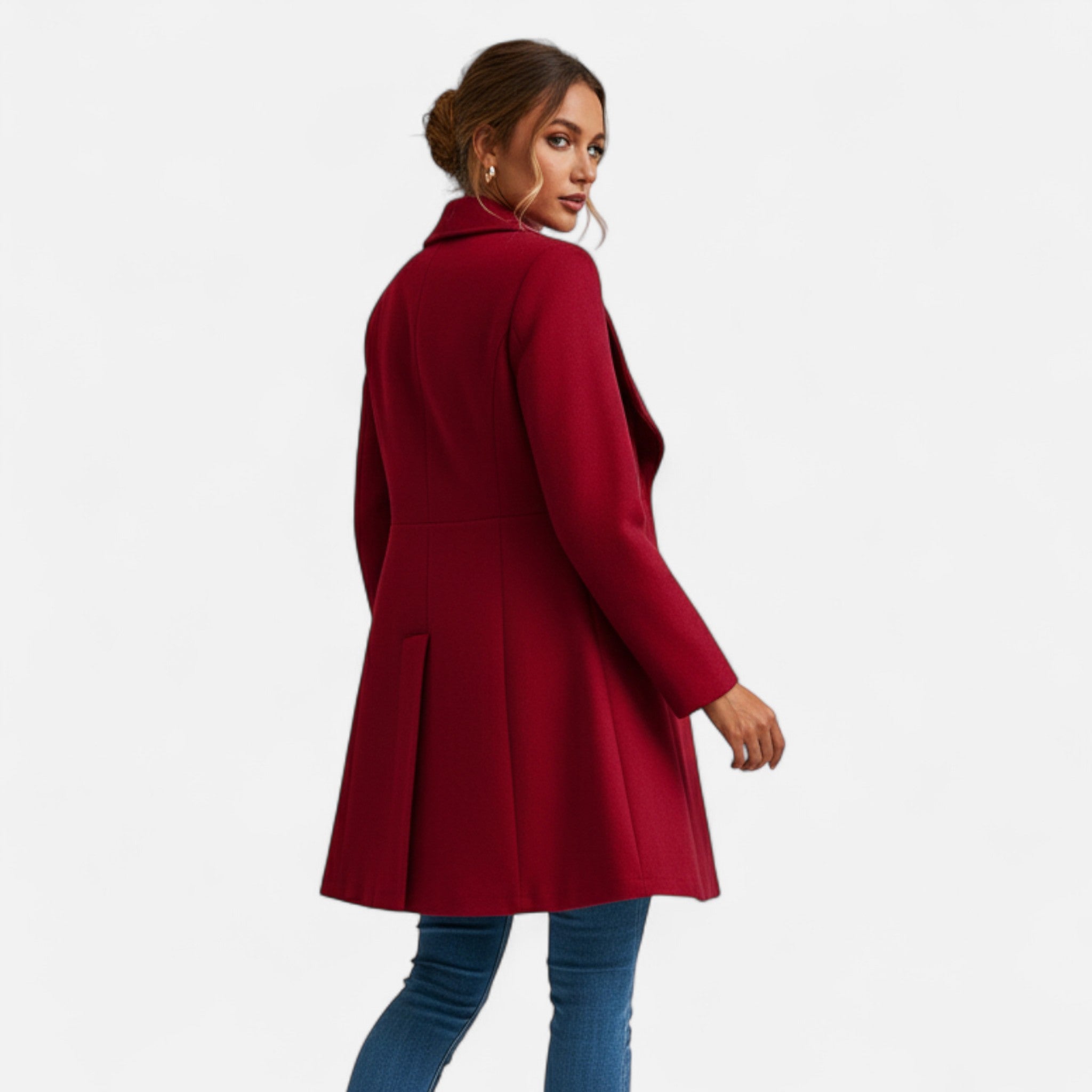 Valmonti | Women’s Lapel Wool Winter Coat
