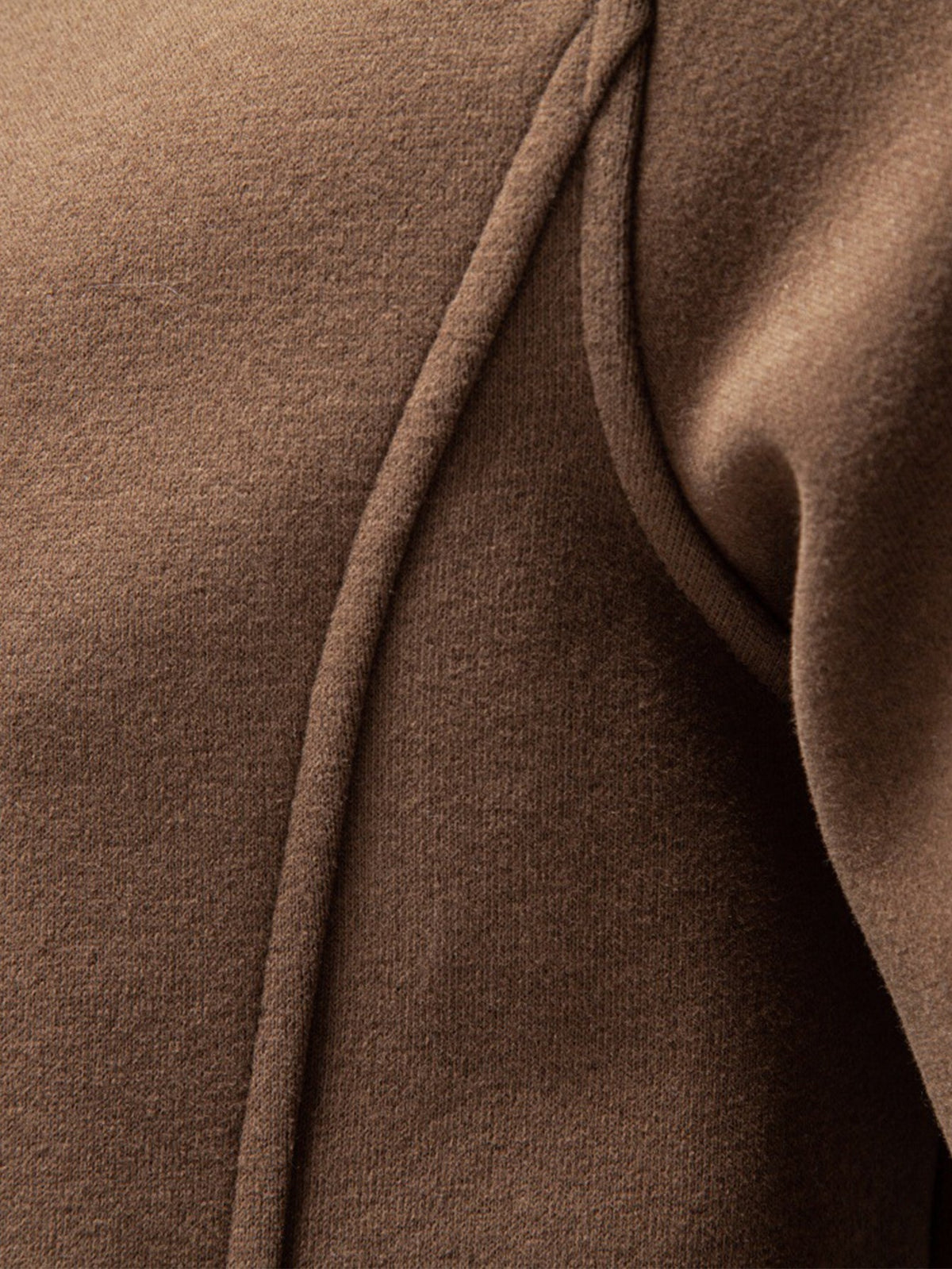 Męska bawełniana bluza ze stójką w kontrastowym kolorze i krótkim zamkiem – elegancka casualowa bluza wkładana przez głowę, o regularnym kroju, na jesień i zimę
