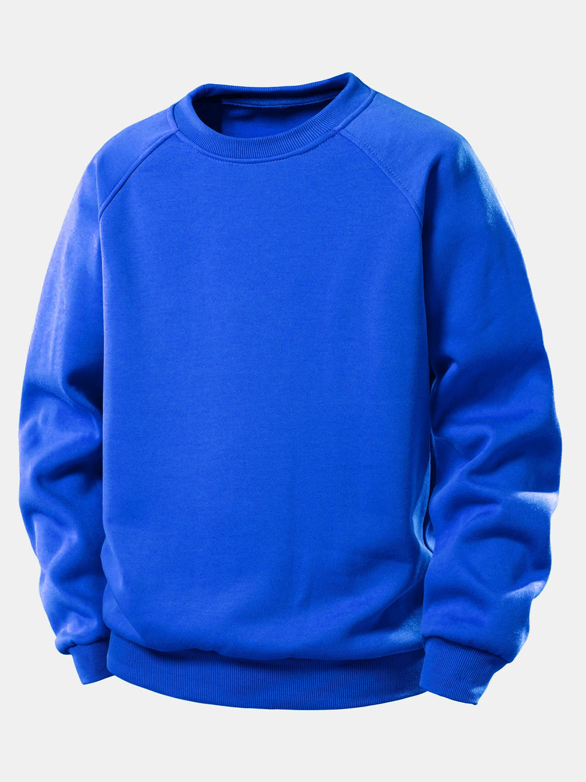 Essentielles Raglan-Sweatshirt für Herren – Locker geschnittener Pullover mit Rundhalsausschnitt, glattem Stoff und Rippbündchen für lässigen Komfort im Alltag