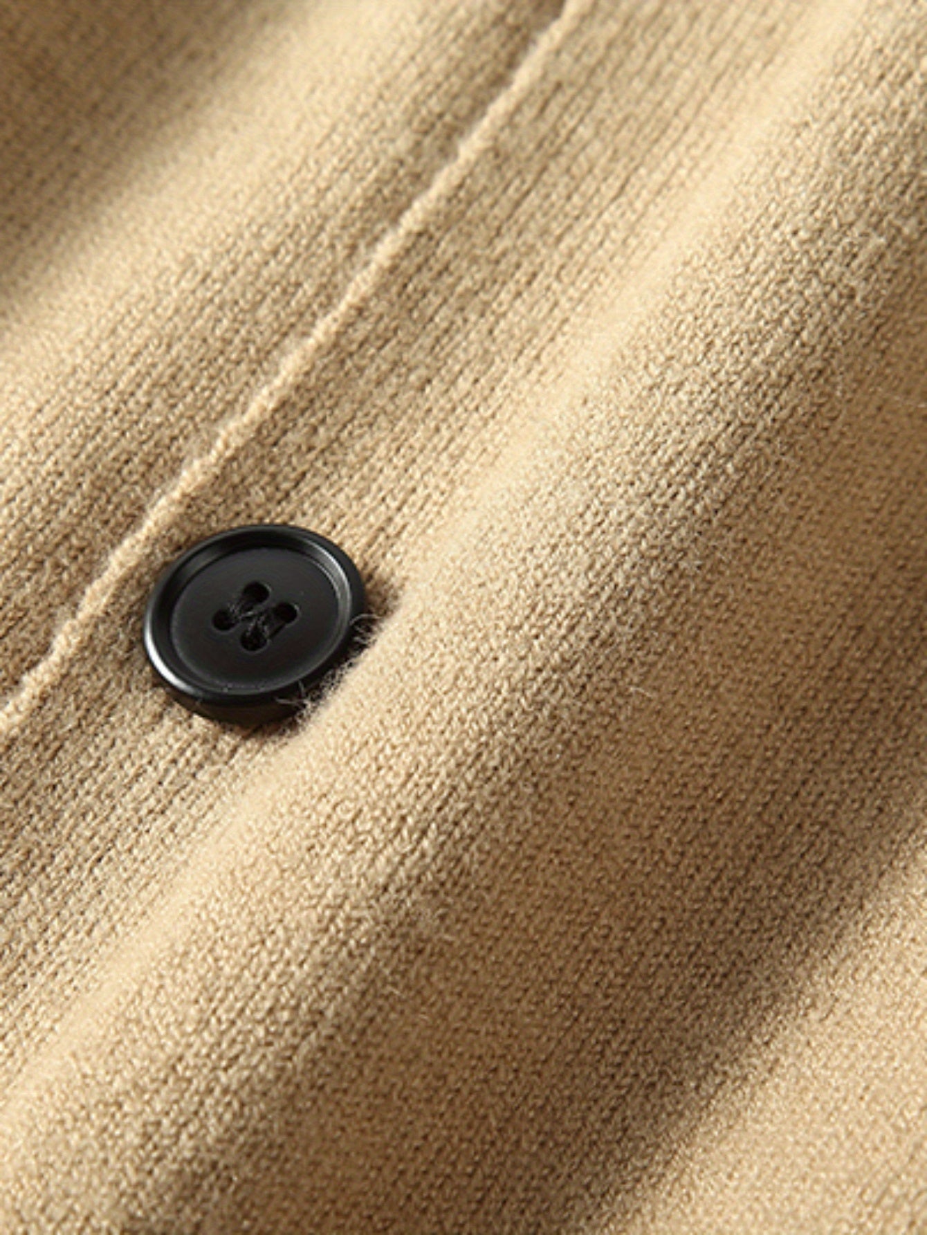 Cardigan Uomo in Lana con Bottoni – Maglia Artigianale a Vestibilità Regolare