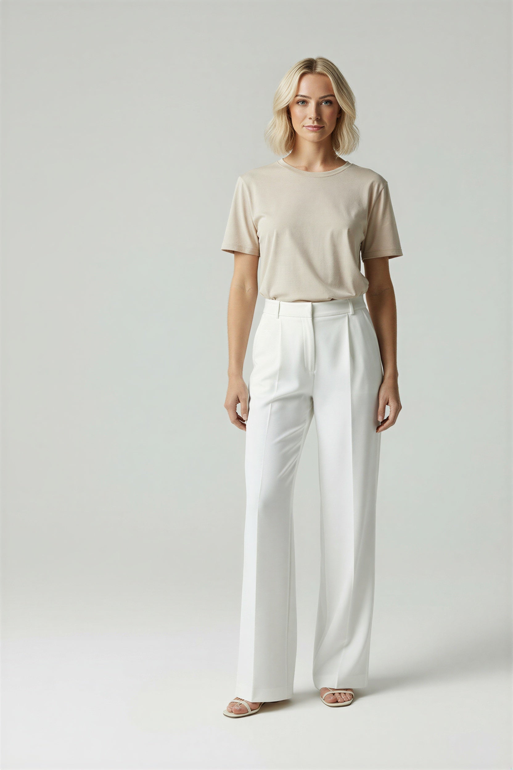Women's All-Season Relaxed Wide Leg Lounge Trousers Comfortable Elegant Design