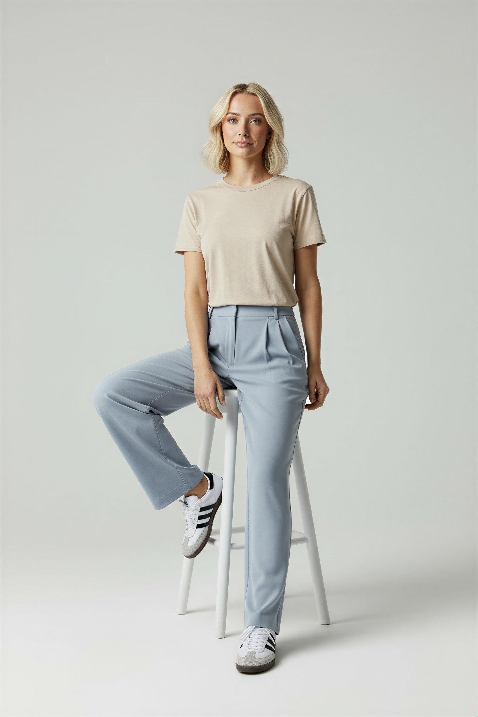 Women's All-Season Relaxed Wide Leg Lounge Trousers Comfortable Elegant Design
