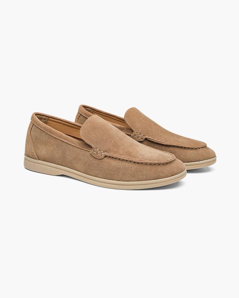 Pantofi bărbătești premium slip-on din piele întoarsă, casual-eleganți