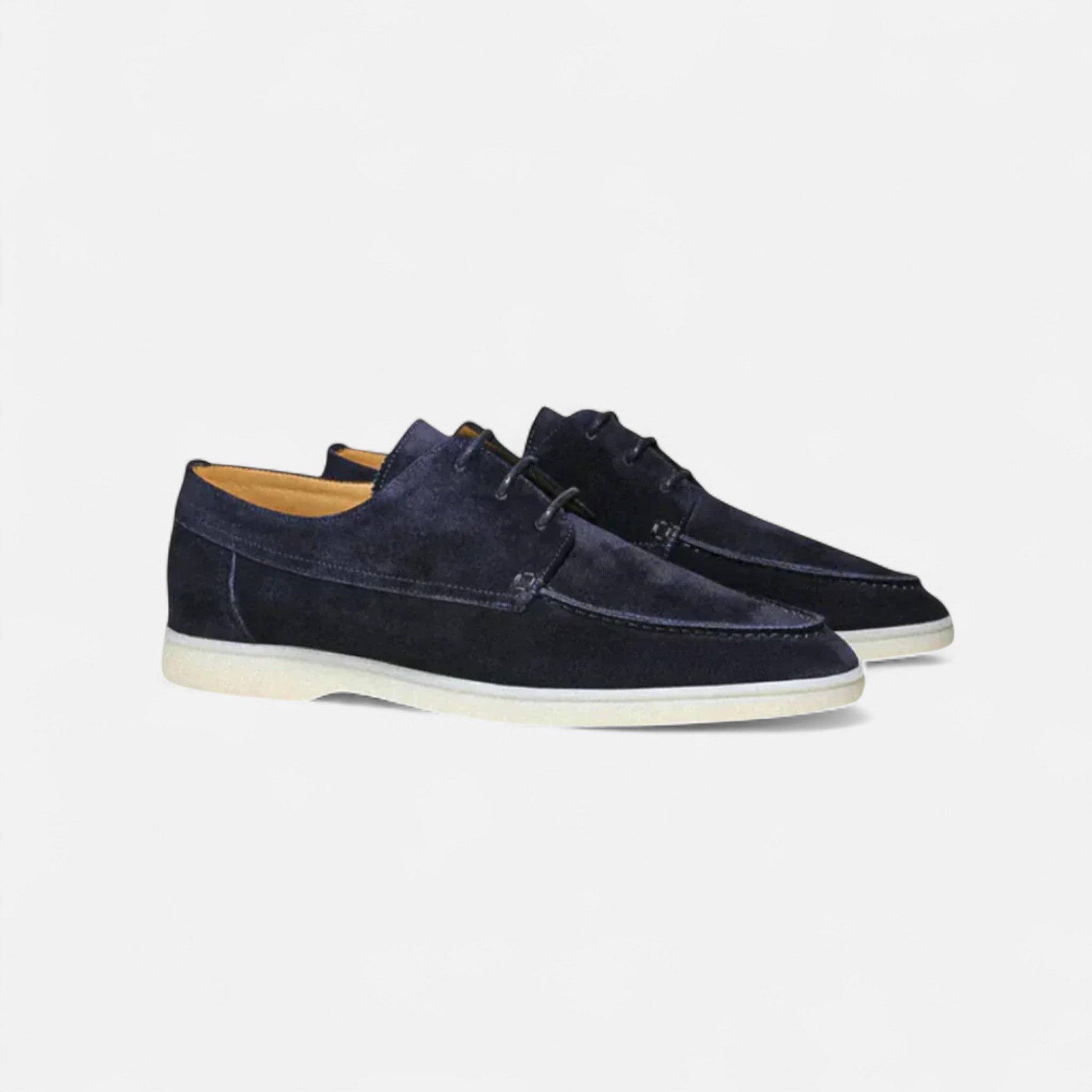 Valmonti | Men’s Lace-Up Shoes – Refined Suede Elegance