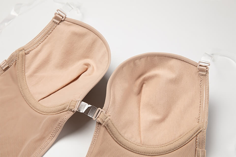 Moldeador corporal femenino sin espalda con escote en V profundo, moldeador sin costuras, soporte invisible, levantamiento invisible, ropa moldeadora para usar debajo del vestido