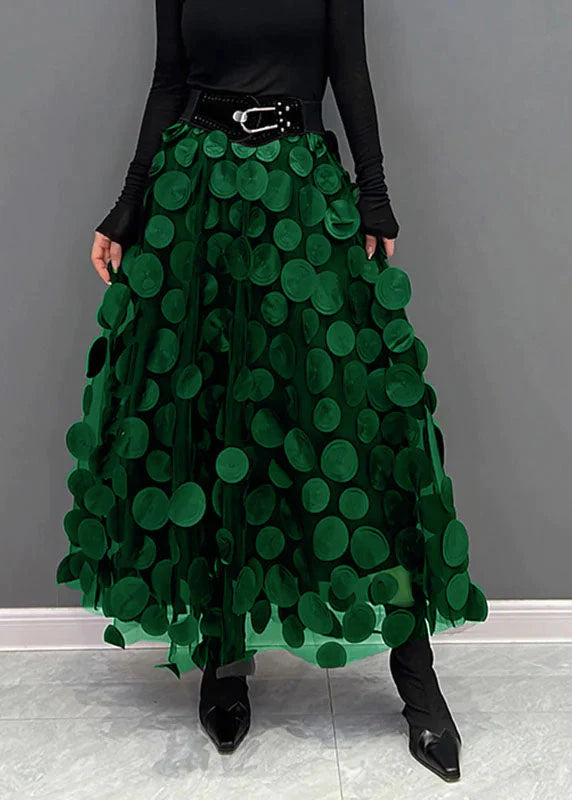 Women’s Printed Maxi Skirt – Flowing High-Waist Style for Spring and Summer