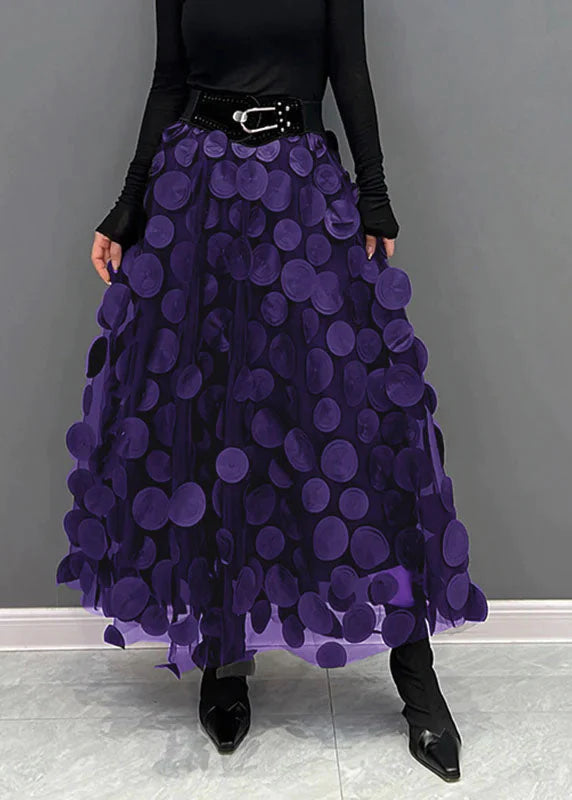 Women’s Printed Maxi Skirt – Flowing High-Waist Style for Spring and Summer