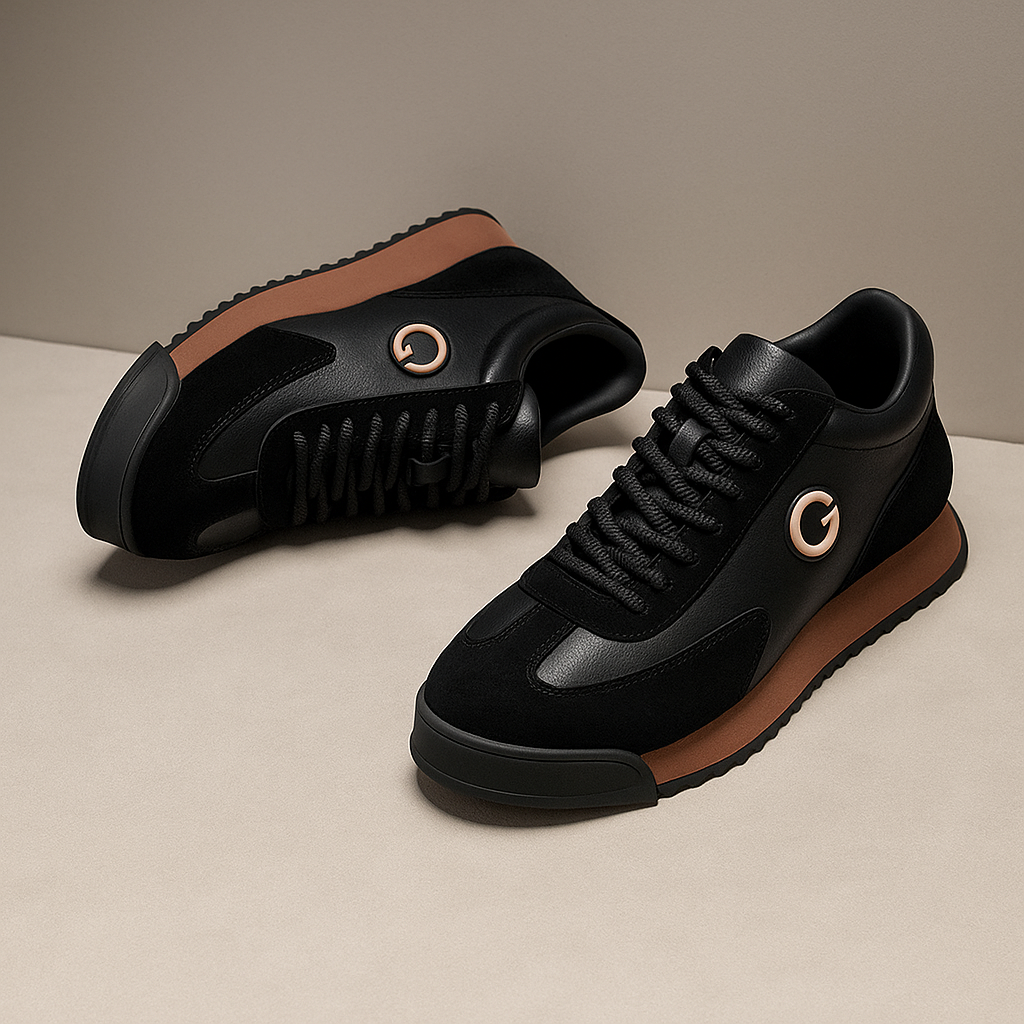 Men’s Retro Colour Block Suede Casual Lifestyle Sneakers