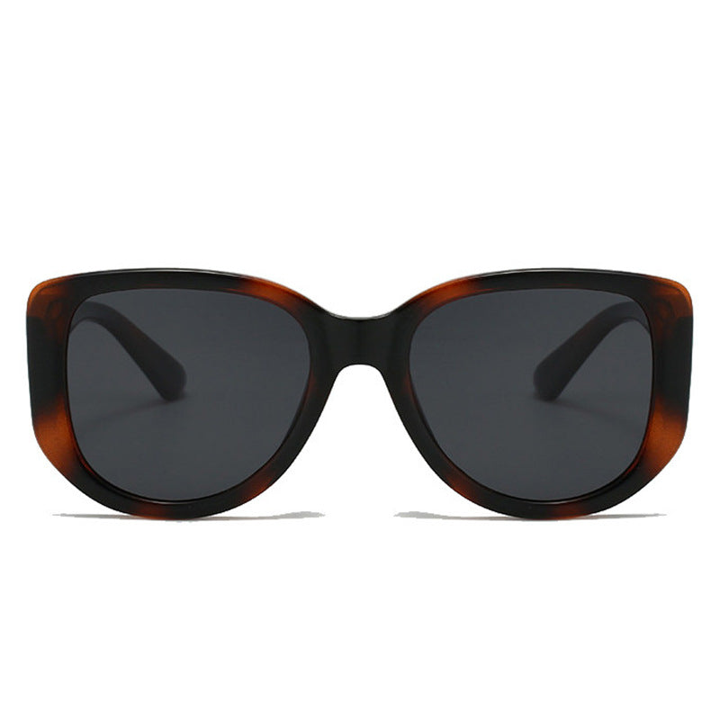 Gafas de sol polarizadas con protección UV para mujer, de estilo ojo de gato oversize