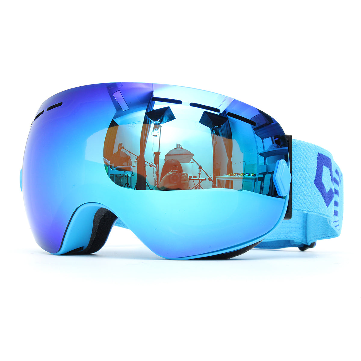 Men’s Anti-Fog Ski Goggles – Dual-Lens UV Protective Snowboard and Motorcycle Eyewear