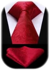 Pánská sada kravat s paisley žakárovým vzorem – elegantní formální doplňky na svatby a společenské události