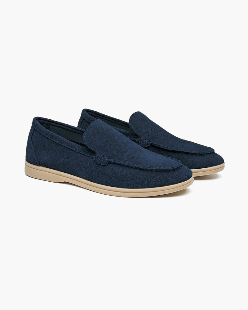 Pantofi bărbătești premium slip-on din piele întoarsă, casual-eleganți