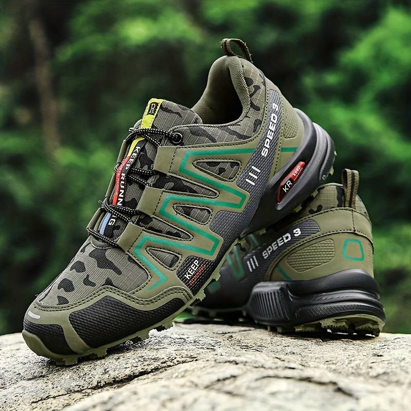 Scarpe da trekking basse impermeabili da uomo - Scarpe outdoor leggere e aderenti per sentieri, passeggiate, viaggi, campeggio e avventure quotidiane