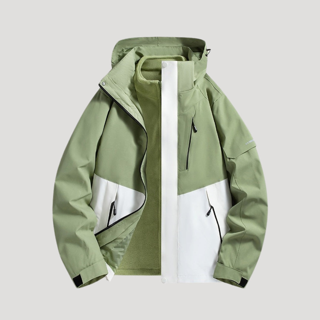 Women’s Waterproof Hooded Windbreaker Jacket – Lightweight Outdoor Layer for Walking and Daily Wear