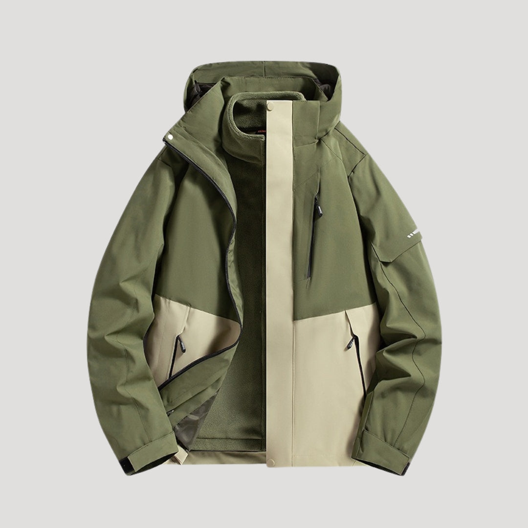 Women’s Waterproof Hooded Windbreaker Jacket – Lightweight Outdoor Layer for Walking and Daily Wear