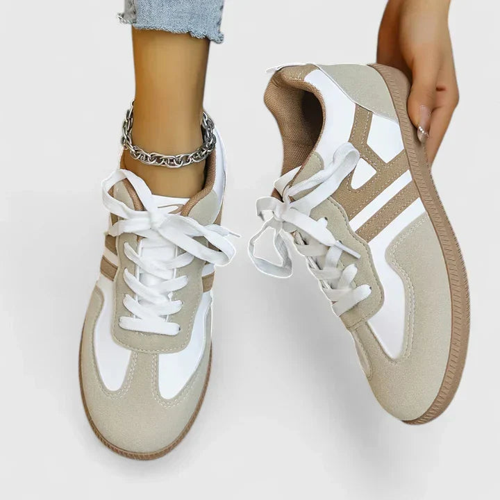 Women’s Retro Lace-Up Sneakers Casual Everyday Platform Shoes