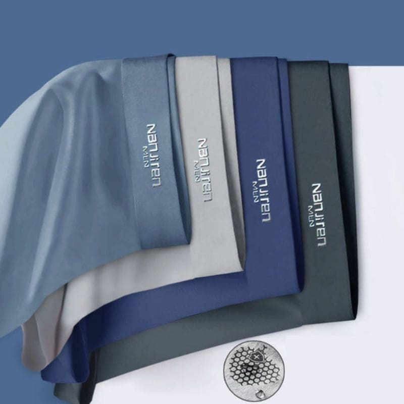 Men’s Seamless Boxer Briefs 4-Pack – Lightweight Stretch Underwear for Everyday Comfort