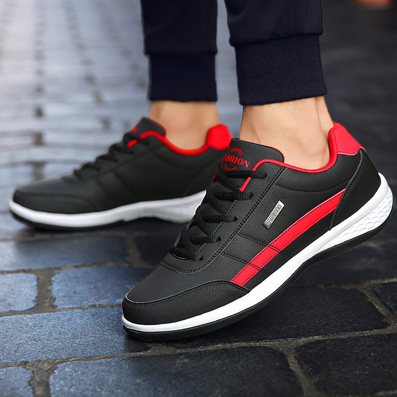 Sneakers casual uomo basse – Scarpe da ginnastica stringate con intersuola ammortizzata, tomaia a pannelli e suola di supporto