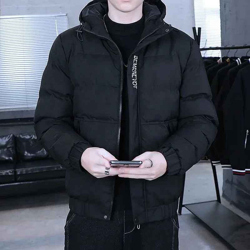 Men’s Hooded Puffer Winter Jacket – Warm Padded Everyday Layer for Casual Cold-Weather Wear