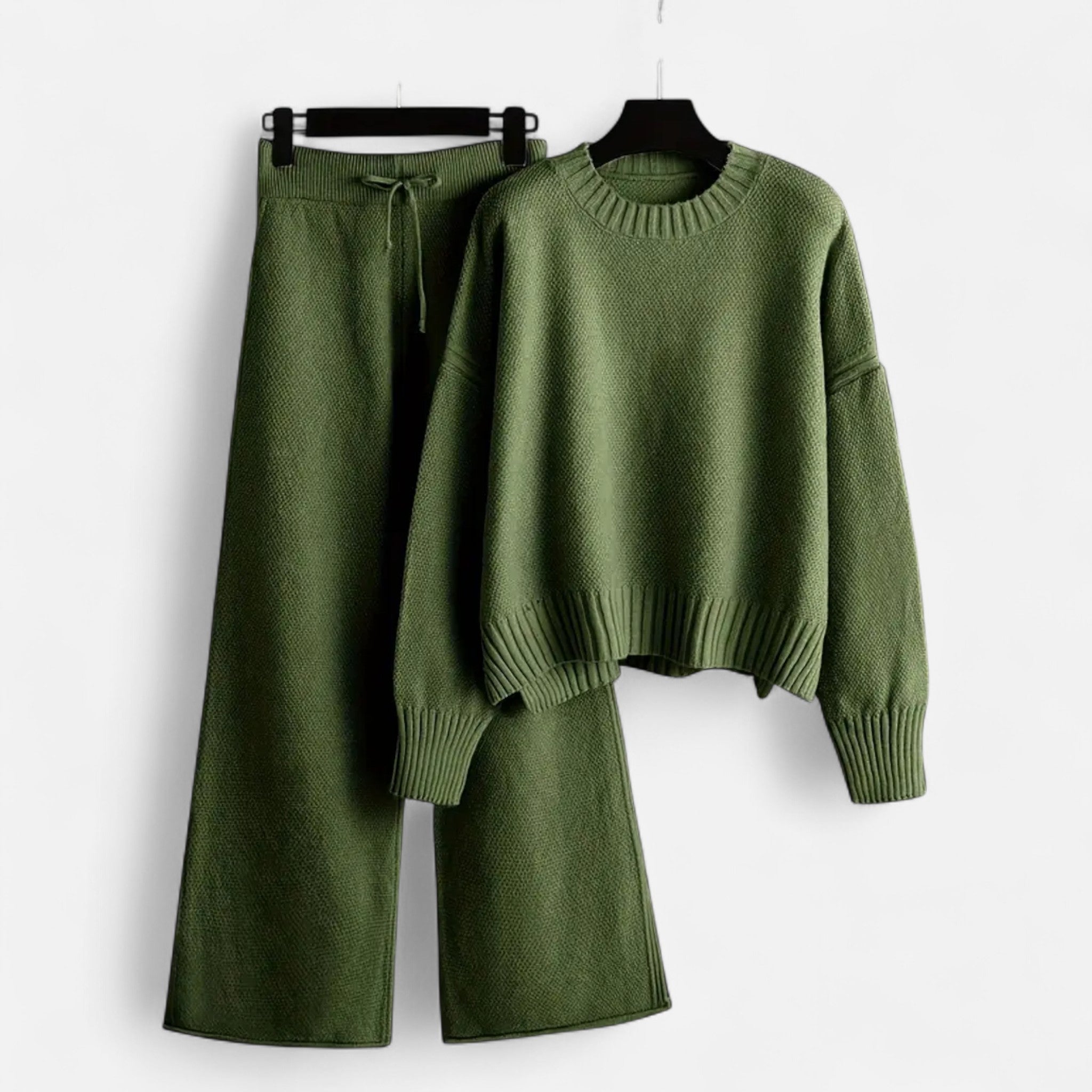 Valmonti | Women’s Wool Blend Sweater & Pants Set