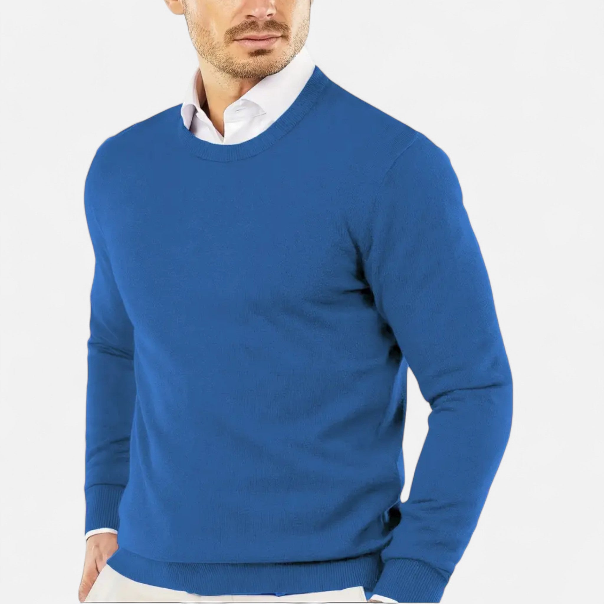 Valmonti | Men’s Round Neck Knit Sweater