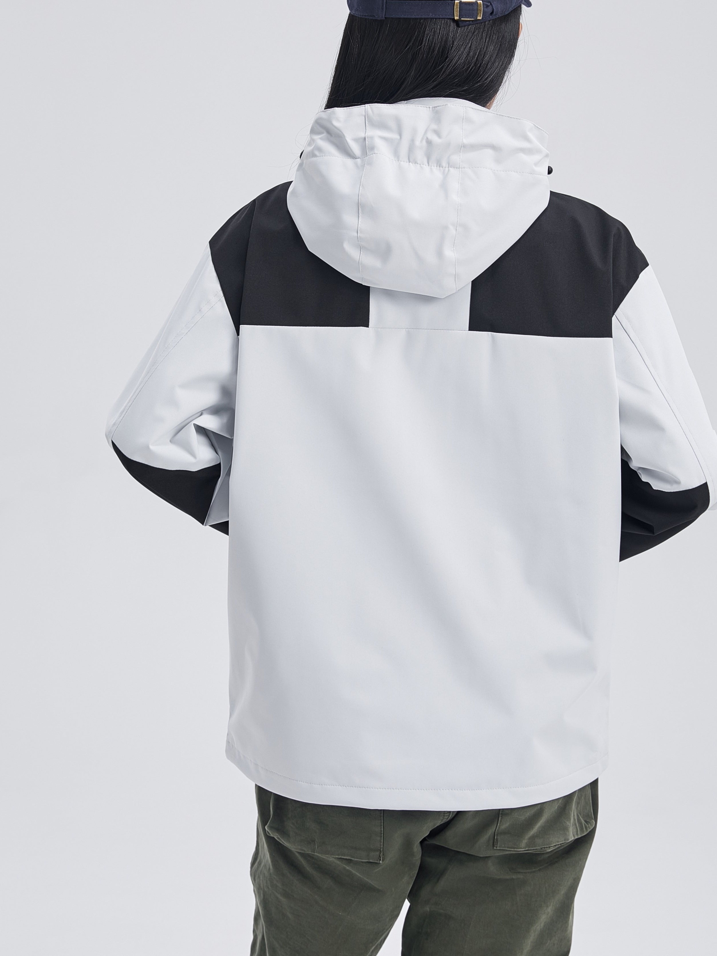 Chaqueta de exterior 3 en 1 para hombre: capa de invierno con capucha y chaqueta interior extraíble