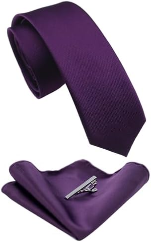 Conjunto de corbata slim para hombre: accesorios coordinados para eventos empresariales y formales