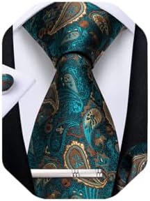 Men’s Paisley Formal Tie Set – Refined Accessories for Weddings and Special Events