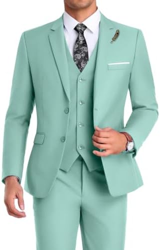 Men’s Formal Three-Piece Suit – Sleek Tailoring for Weddings and Business
