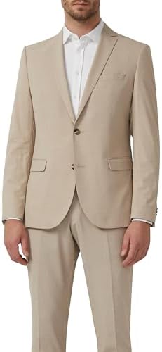 Men’s Fine-Weave Two-Piece Suit – Refined Tailoring for Business and Formal Events