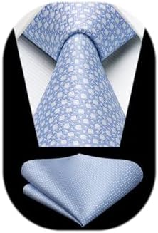 Men’s Textured Tie Set – Classic Formal Accessories for Weddings and Business