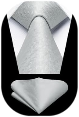 Men’s Textured Tie Set – Classic Formal Accessories for Weddings and Business