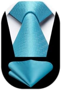 Men’s Textured Tie Set – Classic Formal Accessories for Weddings and Business