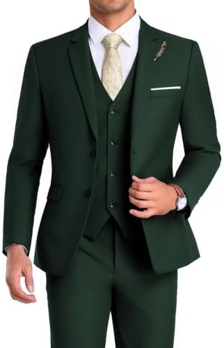 Men’s Formal Three-Piece Suit – Sleek Tailoring for Weddings and Business