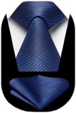 Men’s Textured Tie Set – Classic Formal Accessories for Weddings and Business