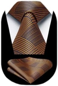 Men’s Textured Tie Set – Classic Formal Accessories for Weddings and Business