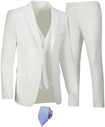 Men’s Three-Piece Wedding Suit – Sleek Tailored Set for Business and Formal Events