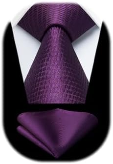 Men’s Textured Tie Set – Classic Formal Accessories for Weddings and Business