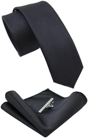 Conjunto de corbata slim para hombre: accesorios coordinados para eventos empresariales y formales