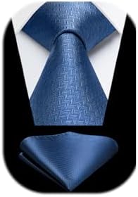Men’s Textured Tie Set – Classic Formal Accessories for Weddings and Business