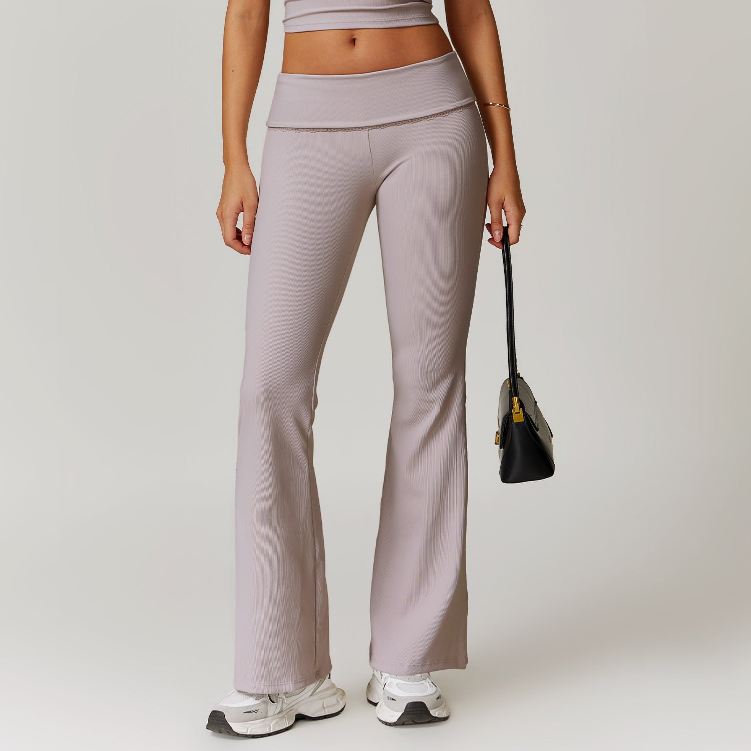 Pantaloni de yoga evazați cu talie înaltă pentru femei – Elastici, confortabili, modelatori, stilati, casual, pentru uz zilnic