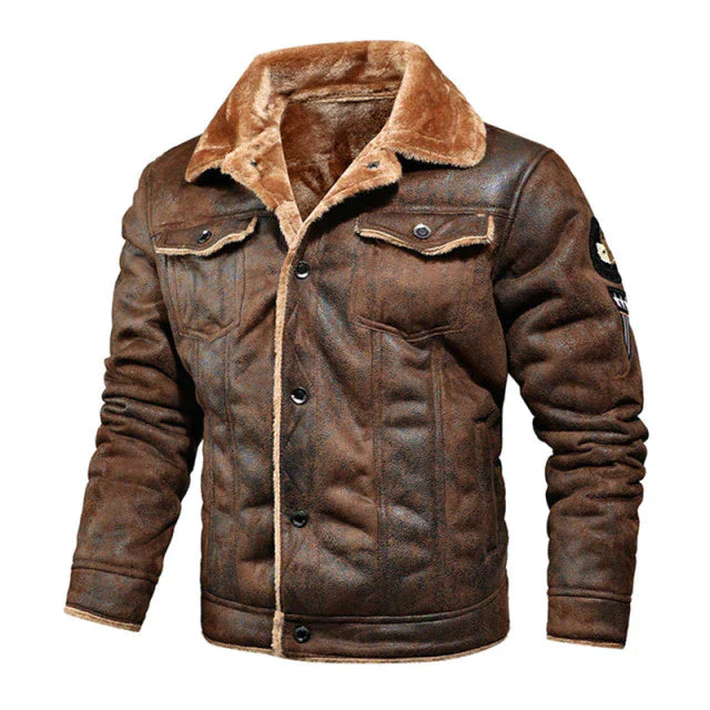 Men’s Leather Jacket – Comfortable Breathable Stylish Versatile Classic Everyday Outerwear Fit