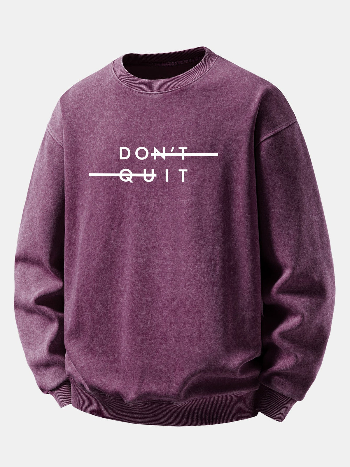 Bluză bărbătească vintage din bumbac prespălat, cu imprimeu frontal - croială lejeră, bluză streetwear cu guler rotund, pentru ținutele de zi cu zi