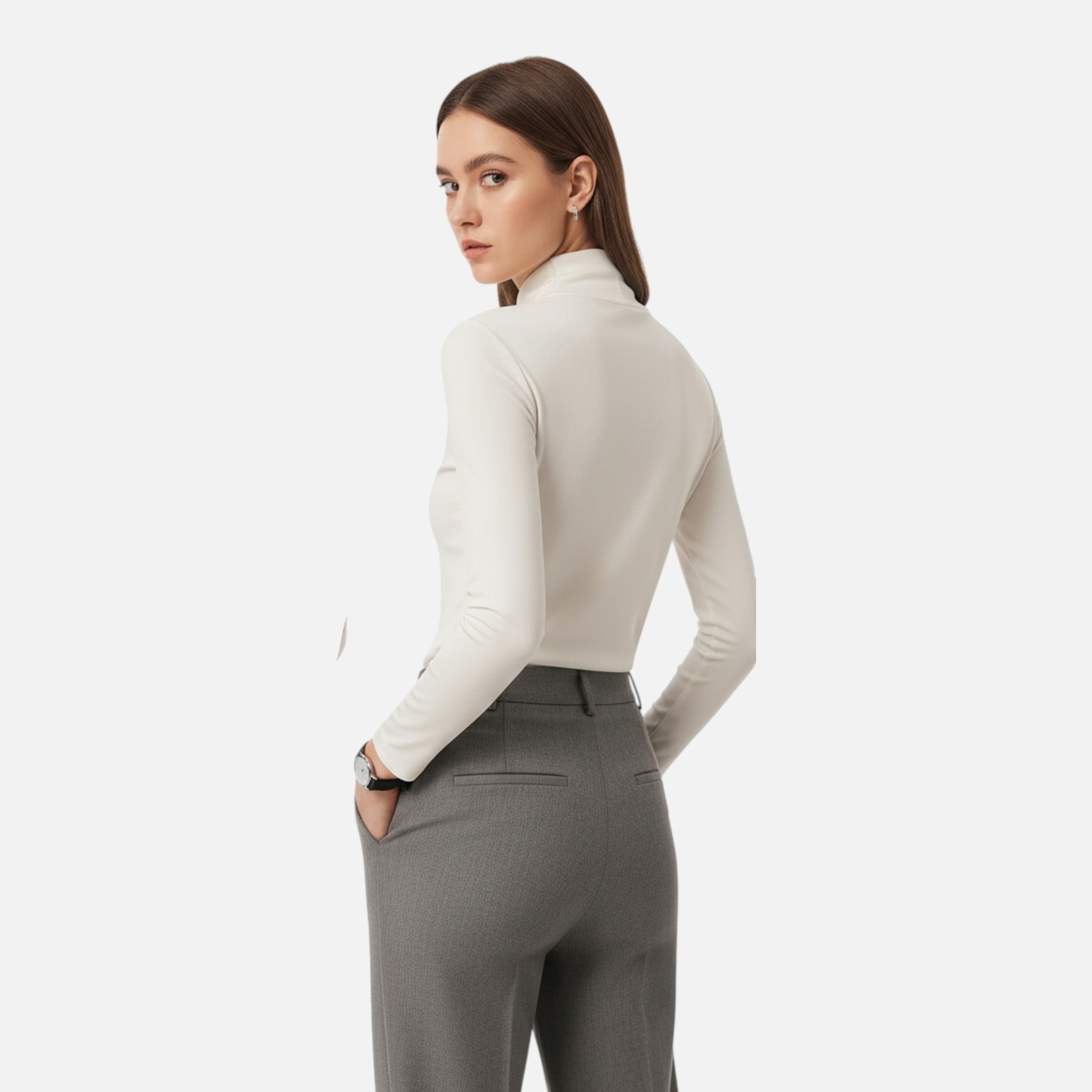 Valmonti | Women’s Criss-Cross Neck Blouse