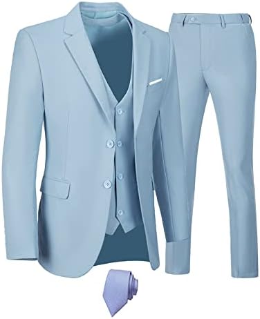Men’s Three-Piece Wedding Suit – Sleek Tailored Set for Business and Formal Events