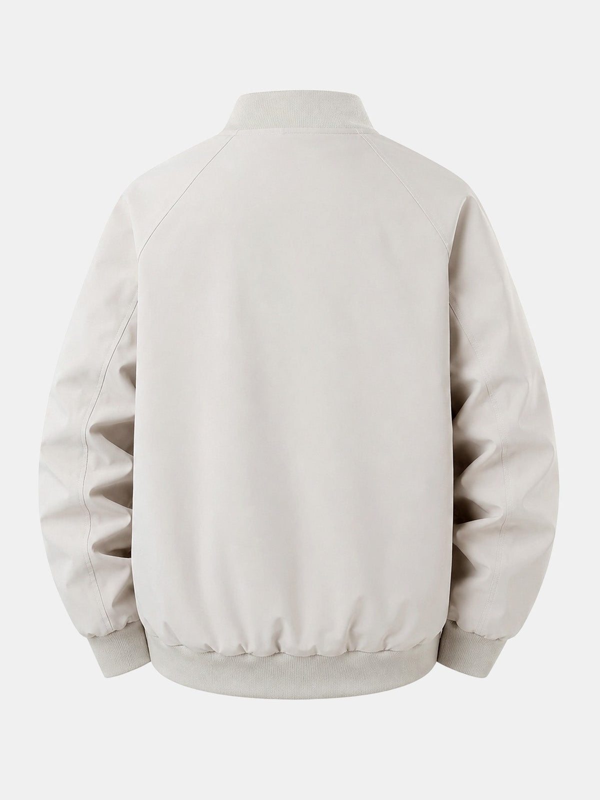Pánska bomber bunda s grafikou Talianska – voľnejší vrchný odev na zips s rebrovanými lemami na bežné nosenie na jar a jeseň