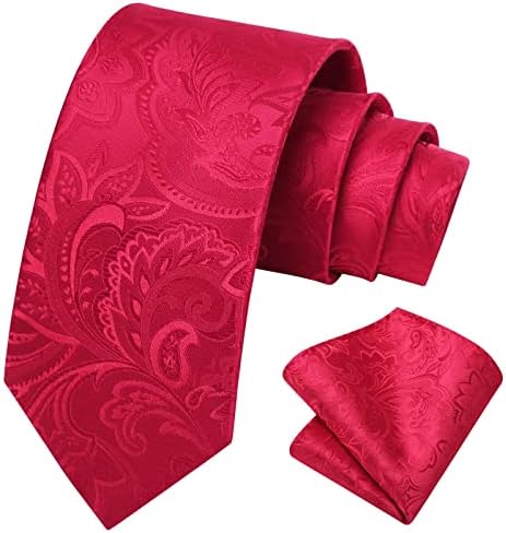 Pánská sada květované paisley kravaty – elegantní formální doplněk na svatby a společenské události