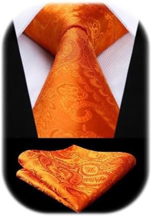 Pánská sada kravat s paisley žakárovým vzorem – elegantní formální doplňky na svatby a společenské události