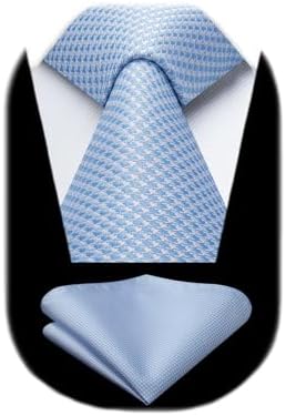 Men’s Textured Tie Set – Classic Formal Accessories for Weddings and Business